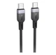 Кабель Type C - Type C Hoco X109 Energy 60W 2m black - изображение 1