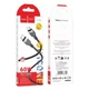 Кабель Type C - Type C Hoco X109 Energy 60W 2m black - изображение 3