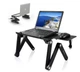 Столик трансформер раскладной Laptop Table T8 с вентилятором и активным охлаждением, регулируемый портативный столик для ноутбука с подставкой для мыши - изображение 1