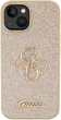 Etui plecki Guess Glitter Script Big 4G do Apple iPhone 13/14/15 Gold (3666339147785) - obraz 3