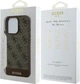 Etui Guess 4G Bottom Stripe do Apple iPhone 16 Pro Max Brown (GUHCP16XG4GLBR) - obraz 5