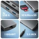 Хаб Axagon HMC-8HLSA USB-C 5Gbps 9in1 hub Grey - изображение 2