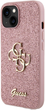 Панель Guess Glitter Script Big 4G для Apple iPhone 13/14/15 Pink (3666339147648) - зображення 2