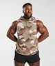 Спортивное худи без рукавов Gymshark Legacy Drop Arm Hoodie Slim Fit Cement Brown М - изображение 1