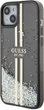 Панель Guess Liquid Glitter Gold Stripes для Apple iPhone 13/14/15 Black (3666339223526) - зображення 2