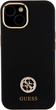 Etui Guess Silicone Logo Strass 4G do Apple iPhone 13/14/15 Black (3666339148485) - obraz 3