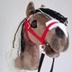 Вуздечка червона для Hobby Horse - аксесуари для хобіхорса коня на палиці хобби хорс - изображение 7