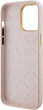 Панель Guess Silicone Script Metal Logo & Frame для Apple iPhone 15 Pro Pink (GUHCP15LSMBSLP) - зображення 7