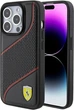 Etui Ferrari Perforated Waves Metal Logo do Apple iPhone 15 Pro Black (FEHCP15LPWAK) - obraz 1