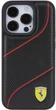 Etui Ferrari Perforated Waves Metal Logo do Apple iPhone 15 Pro Black (FEHCP15LPWAK) - obraz 3
