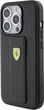 Etui Ferrari Grip Stand Metal Logo do Apple iPhone 15 Pro Black (FEHCP15LGSPSIK) - obraz 3