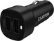 Автомобільний зарядний пристрій Canyon OnDrive 24 24W 2xUSB-A Black (CNE-CCABR2AA) - зображення 2
