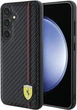 Etui Ferrari Carbon Printed Line do Samsung Galaxy S24 Black (FEHCS24SN3DUR) - obraz 1