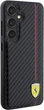 Etui Ferrari Carbon Printed Line do Samsung Galaxy S24 Black (FEHCS24SN3DUR) - obraz 4