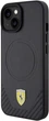 Etui Ferrari Carbon Metal Logo MagSafe do Apple iPhone 15/14/13 Black (FEHMP15SPTEK) - obraz 2