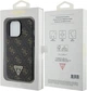 Etui Guess 4G Triangle Metal Logo do Apple iPhone 14 Pro Black (GUHCP14LPG4GPK) - obraz 8