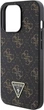 Панель Guess 4G Triangle Metal Logo для Apple iPhone 14 Pro Max Black (GUHCP14XPG4GPK) - зображення 6