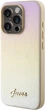 Панель Guess Saffiano Iridescent Script для Apple iPhone 14 Pro Max Gold (GUHCP14XPSAIRSD) - зображення 2