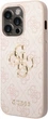 Etui Guess 4G Big Metal Logo do Apple iPhone 15 Pro Pink (GUHCP15L4GMGPI) - obraz 2