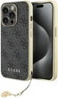 Etui Guess 4G Charms Collection do Apple iPhone 15 Pro Grey (GUHCP15LGF4GGR) - obraz 1