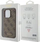 Etui Guess 4G Metal Gold Logo do Apple iPhone 15 Pro Brown (GUHCP15LG4GFBR) - obraz 8
