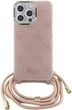 Etui Guess Crossbody Cord 4G Print do Apple iPhone 15 Pro Pink (GUHCP15LHC4SEP) - obraz 2