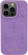 Панель Guess Leather 4G Stamped для Apple iPhone 15 Pro Light Purple (GUHCP15LP4EPMU) - зображення 3