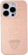 Панель Guess Croco Triangle Metal Logo для Apple iPhone 15 Pro Pink (GUHCP15LPCRTHCP) - зображення 3
