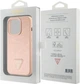 Панель Guess Croco Triangle Metal Logo для Apple iPhone 15 Pro Pink (GUHCP15LPCRTHCP) - зображення 8