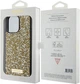 Панель Guess Rhinestone Metal Logo для Apple iPhone 15 Pro Yellow (GUHCP15LPFGSBSD) - зображення 8