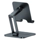 Подставка для планшета настольная Baseus Desktop Biaxial Foldable Metal Stand (4,7"-13", Алюминий). Grey - изображение 7