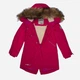 Подростковое зимнее пальто для девочки Huppa Vivian 1 12490120-00063 152 см Розовое (4741468739618) - изображение 4