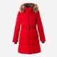 Подростковое зимнее пальто для девочки Huppa Yacaranda 12030030-70004 140 см Красное (4741468936147) - изображение 1