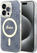 Панель Guess IML 4G MagSafe для Apple iPhone 15 Pro Blue (3666339194642) - зображення 1