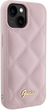 Etui Guess Quilted Metal Logo do Apple iPhone 15/14/13 Pink (3666339149741) - obraz 4