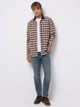 Рубашка хлопковая мужская Colin's CL1077329BRW M Brown (8684890015041) - изображение 3
