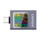 USB тестер тока и напряжения с OLED дисплеем Hidance Type-C, черный, 3.4x2.5x1 см - изображение 4