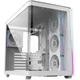 Геймерский корпус для ПК с закаленным стеклом и A-RGB подсветкой, Miditower, без блока питания, белый - изображение 1