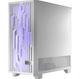 Корпус для игрового ПК с подсветкой A-RGB, 4 вентилятора, стекло, USB Type-C, ATX, белый - изображение 3