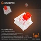 Клавиатура GamePro Genesis Metallic MK110G Outemu Red Swithes USB Gray - изображение 11