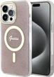 Панель Guess IML 4G MagSafe для Apple iPhone 15 Pro Pink (3666339194680) - зображення 1