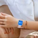 Смарт годинник Smart Hope King Amoled Жіночі Прийом дзвінка 2 ремінці Здоров'я Спорт Gold-Pink - зображення 5
