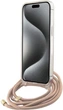 Панель Guess Crossbody Cord 4G Print для Apple iPhone 15 Pro Max Pink (3666339148379) - зображення 4