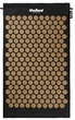 Mata zdrowotna do akupresury Rebel Active RBA-6011-GL Eco z kolcami z poduszką 72 x 42 cm Złote kolce (5901890123006) - obraz 2