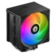 Кулер для процесора ID-Cooling SE-904-XT ARGB BLACK, алюміній/мідь, Intel: 1851/1700/1200/115x, AMD: AM5/AM4, 123х105х73 мм, 4-pin PWM, до 180 Вт, гідродинамічний підшипник - изображение 1