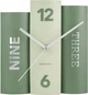 Zegar stołowy Karlsson Book 20 x 20 x 15 cm Zielony (8714302697180) - obraz 1