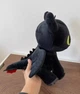 Плюшевая мягкая игрушка Дракон Беззубик, ночная Фурия из мультфильма «Как приручить Дракона» 25 см - изображение 4