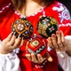 Елочная игрушка набор 3 шт Rizdviani Istorii Українські історії Гуцульщина 10 см (4820001112986) - изображение 2
