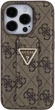 Панель Guess Grip Stand 4G Triangle Strass для Apple iPhone 15 Pro Max Brown (3666339197469) - зображення 4