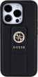 Панель Guess Grip Stand 4G Saffiano Strass для Apple iPhone 15 Pro Max Black (3666339198442) - зображення 3